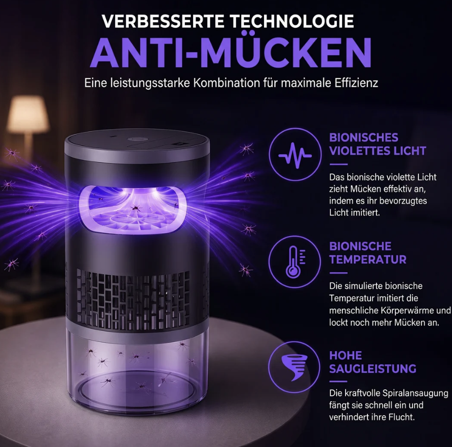 Silent mosquito lamp