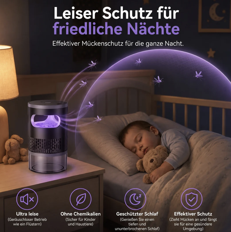 Silent mosquito lamp