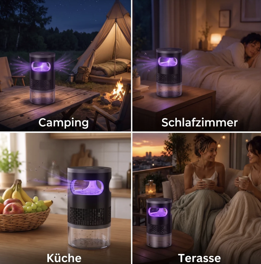 Silent mosquito lamp