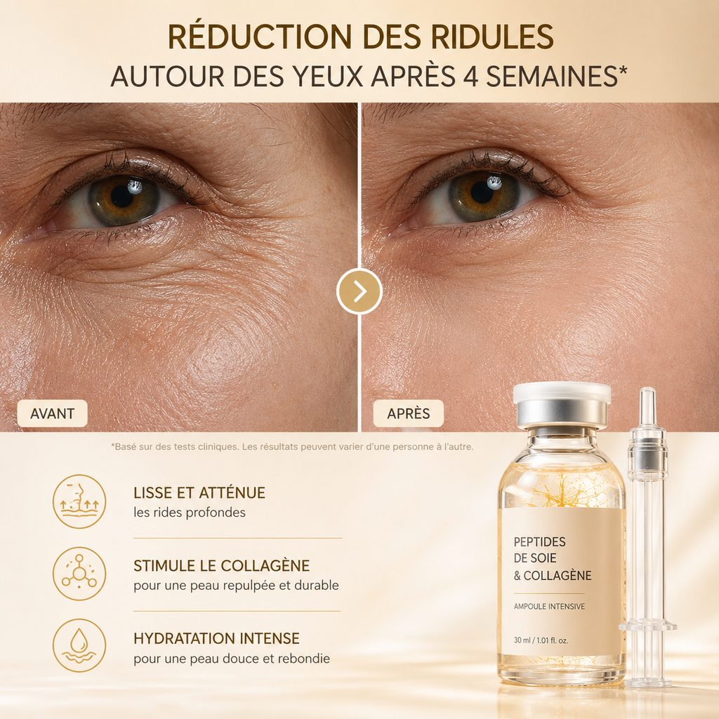 Sérum Anti-âge Collagène Intense & Peptides de soie