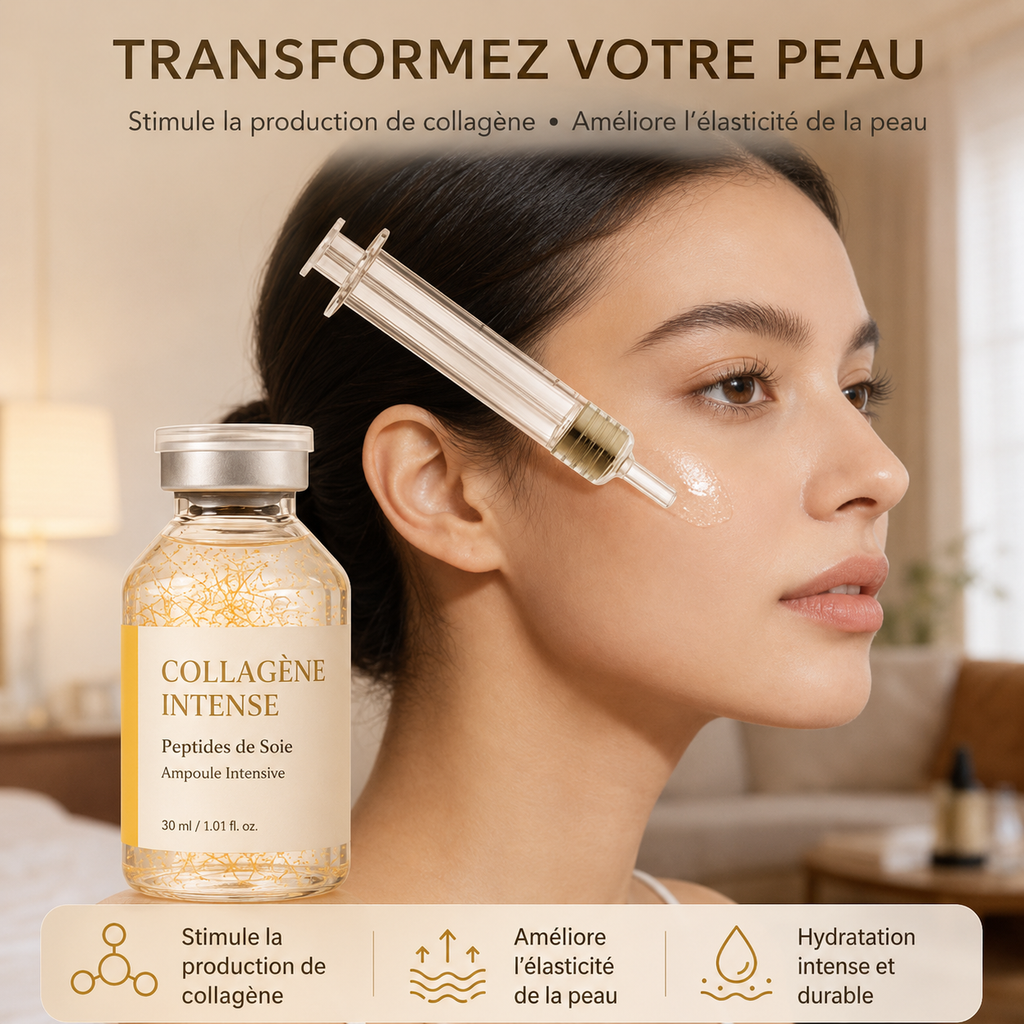 Sérum Anti-âge Collagène Intense & Peptides de soie