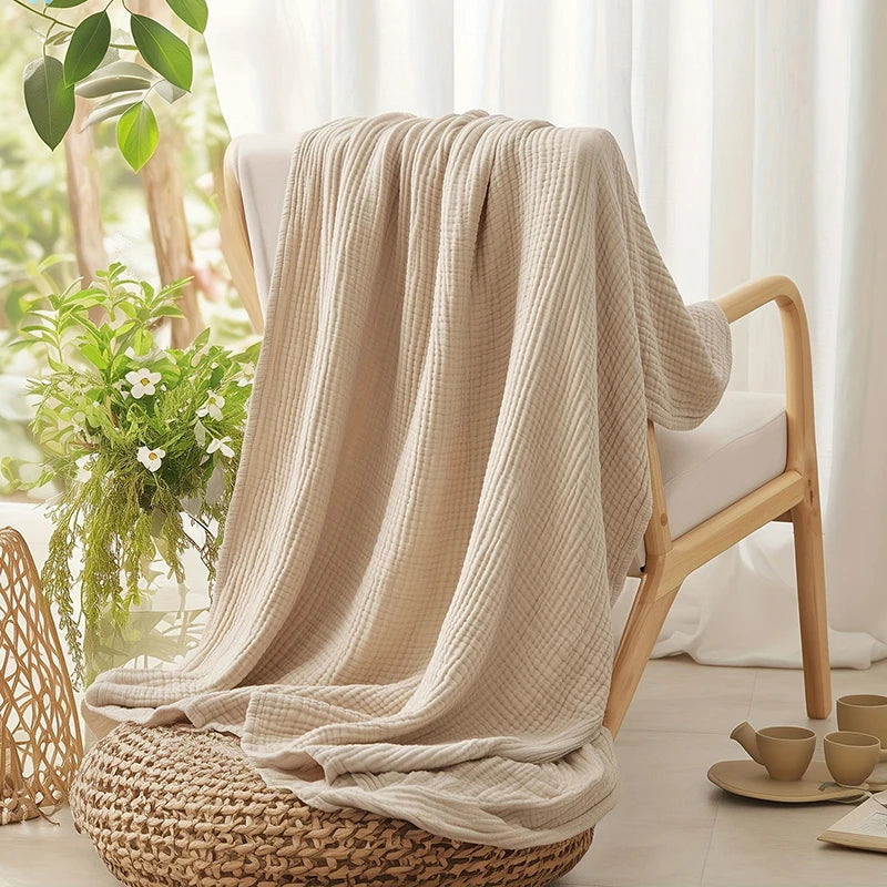 La Couverture 100% Mousseline de Coton